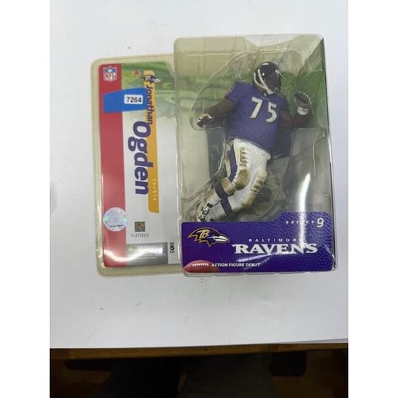 NEW McFarlane Toys NFL Series 9 Jonathan Ogden Baltimore Ravens Action Figure - Picture 2 of 7